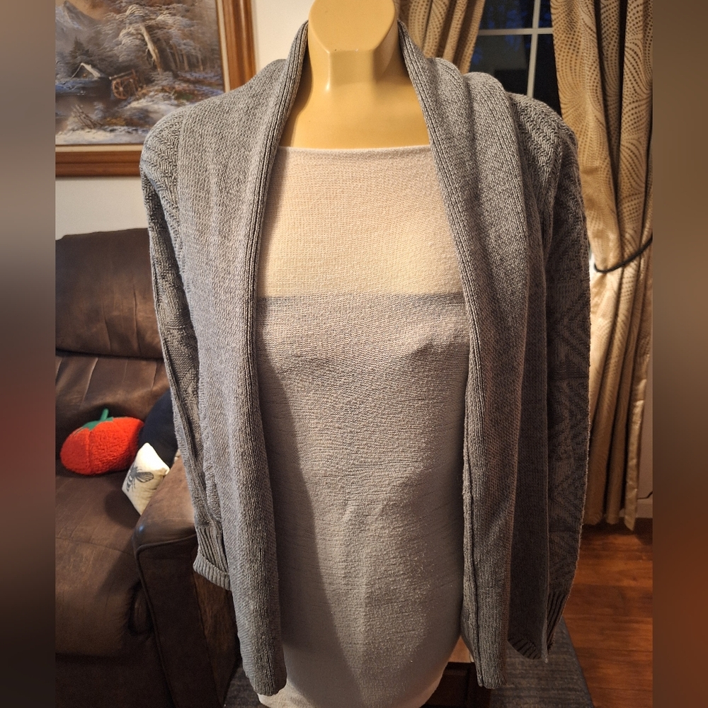 St. John's Bay Gray Women's Cardigan
